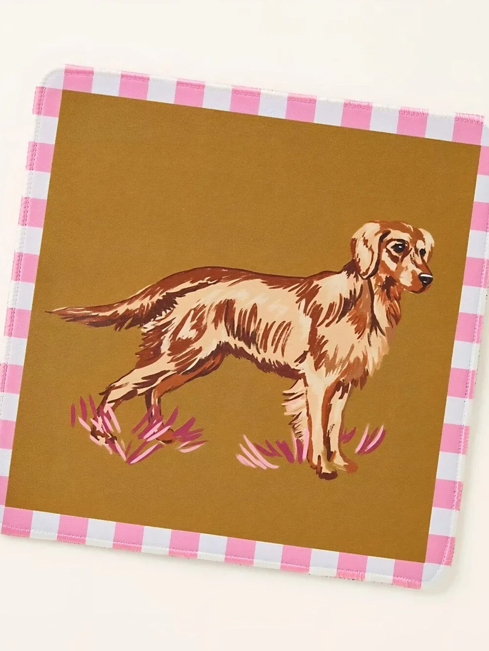 By Anthropologie Icon Desk Mousepad - Golden Retriever